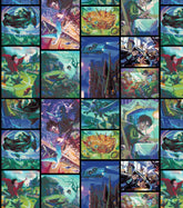 Harry Potter Scene Frames 100% Cotton Fabric, Multi